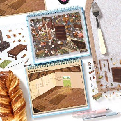 Dream Town 3D Sticker Book