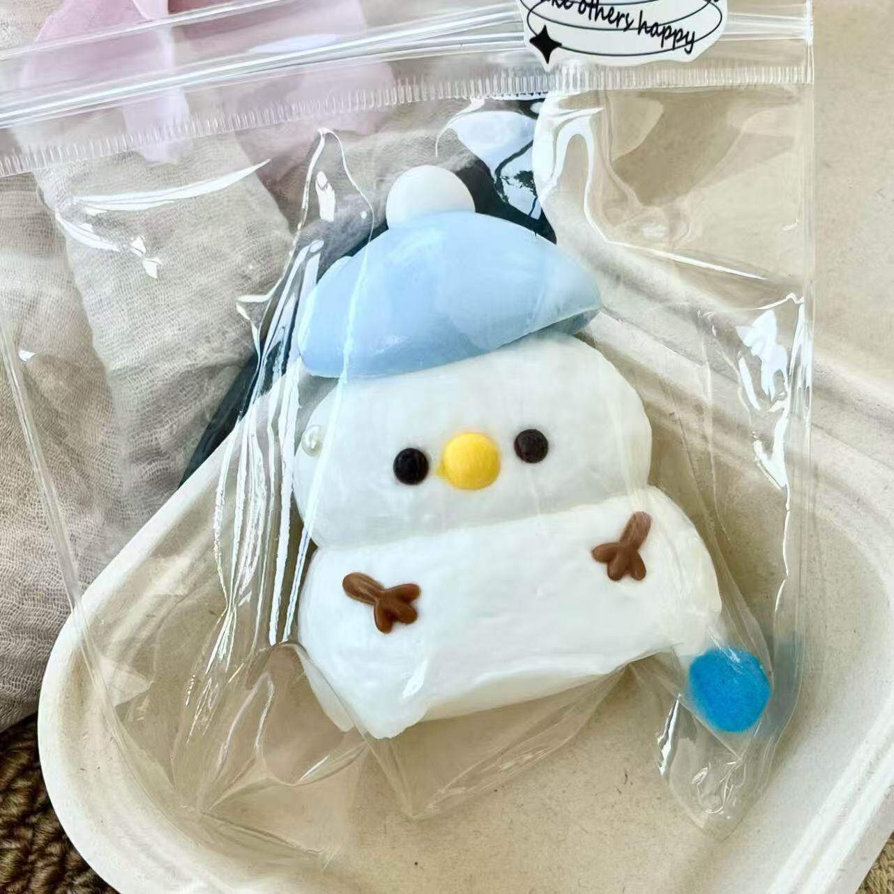 Snowman Baby Squishy