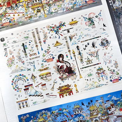 The Unreachable 3D Sticker | 2 Cute Miniature Scenes