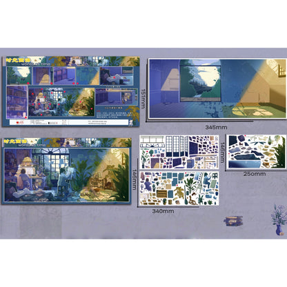 Storybook Scenes 3D Sticker | 3 Cute Miniature Scenes