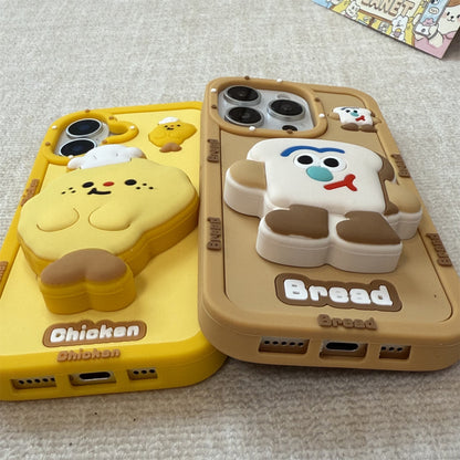 Drumstick Chef & Bread Stand Silicone Phone Case