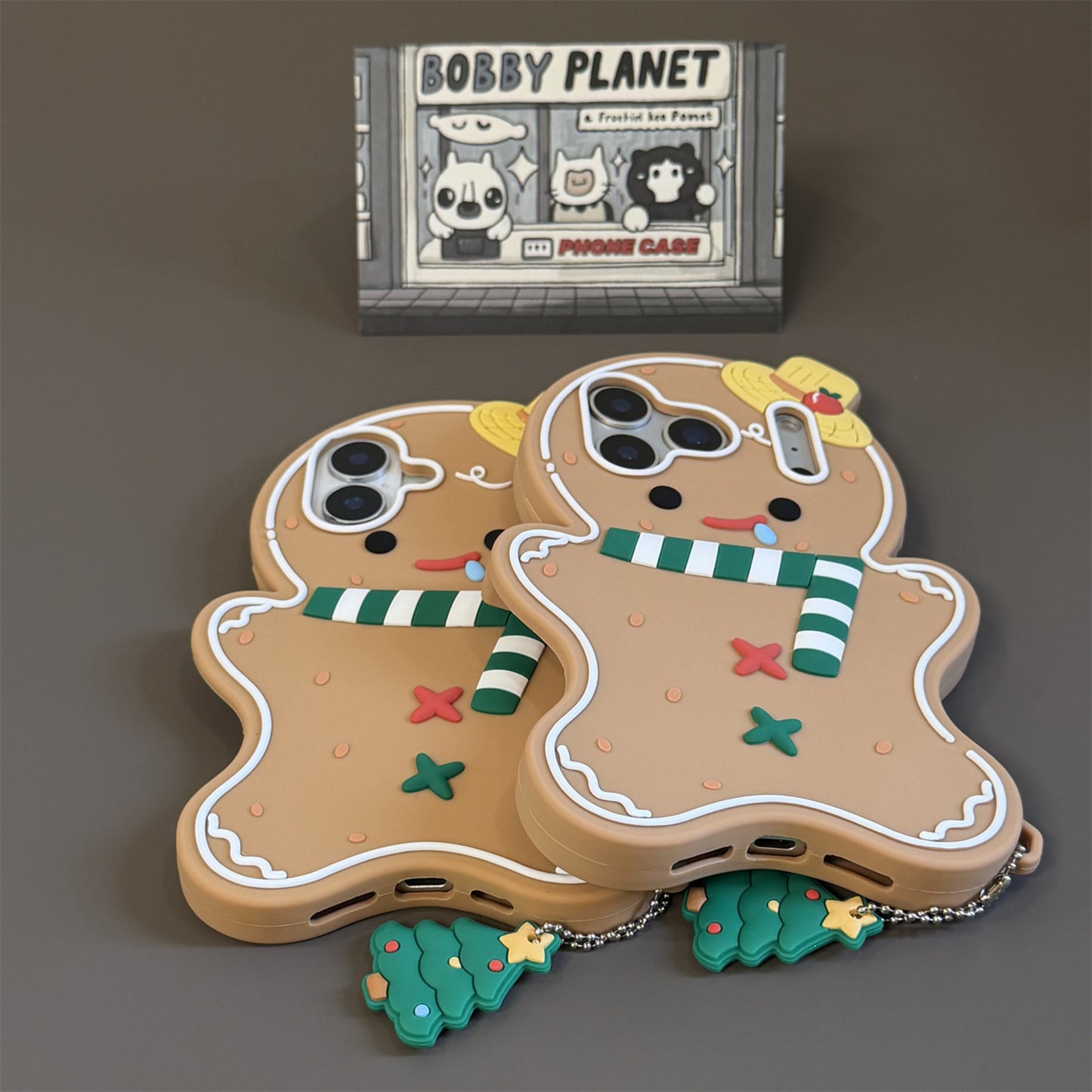 Gingerbread Man Silicone Phone Case