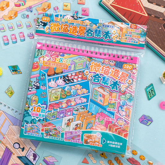 Shelf Display 3D Sticker Book