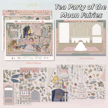 Dream Gatherings 3D Sticker | 2 Cute Miniature Scenes