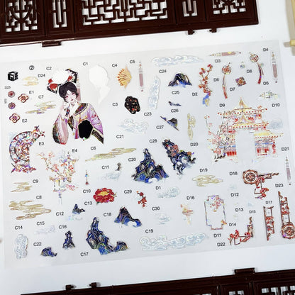 Snow Wonders 3D Sticker | 2 Cute Miniature Scenes