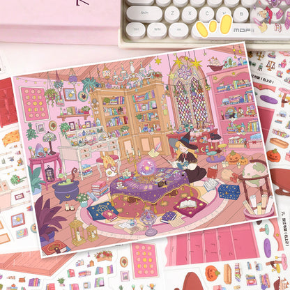 Little Mysteries 3D Sticker | 2 Cute Miniature Scenes