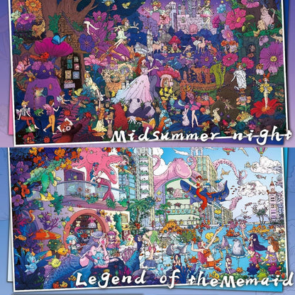 Tides of Midsummer 3D Sticker | 2 Cute Miniature Scenes