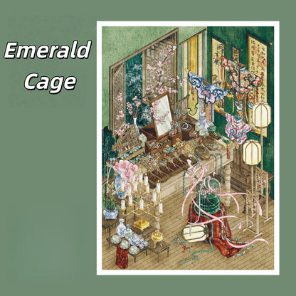 Whimsical Life 3D Sticker | 6 Cute Miniature Scenes