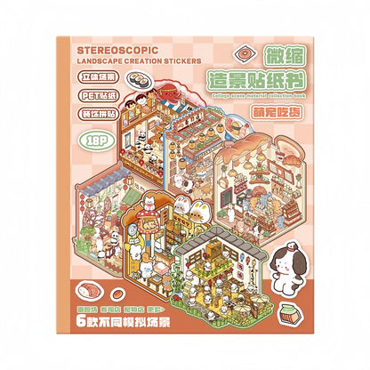 Paw's Shop 3D Sticker Book