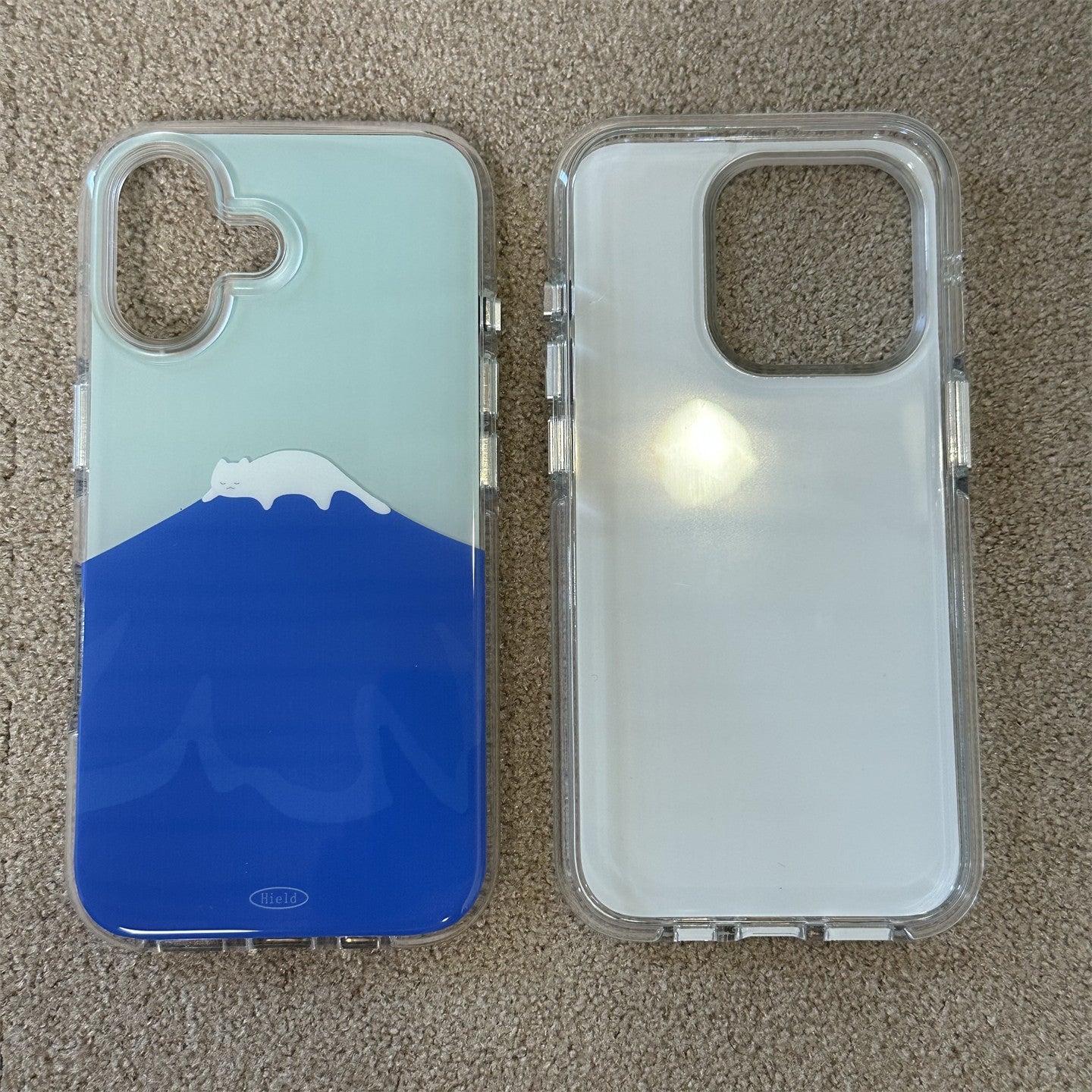 Snow Cat Mountain Acrylic Phone Case