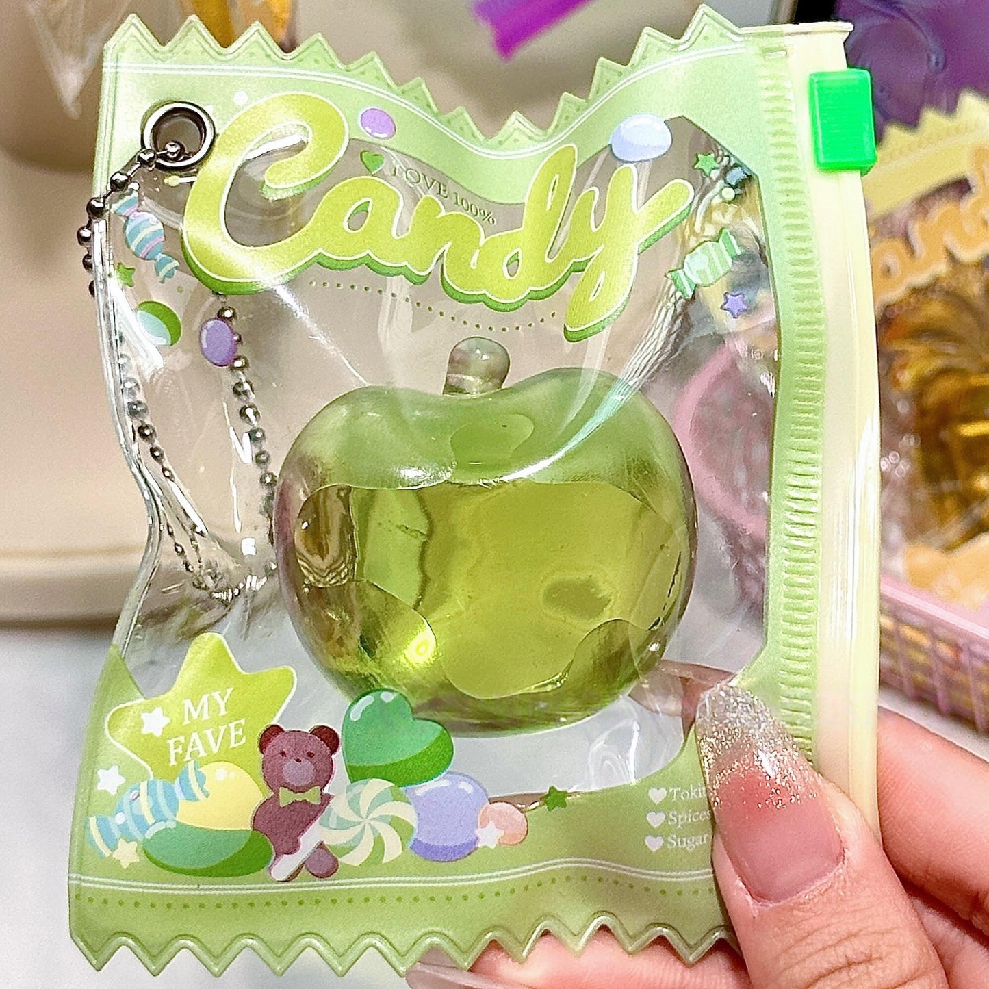 Transparent Fruit Gummy Squishy