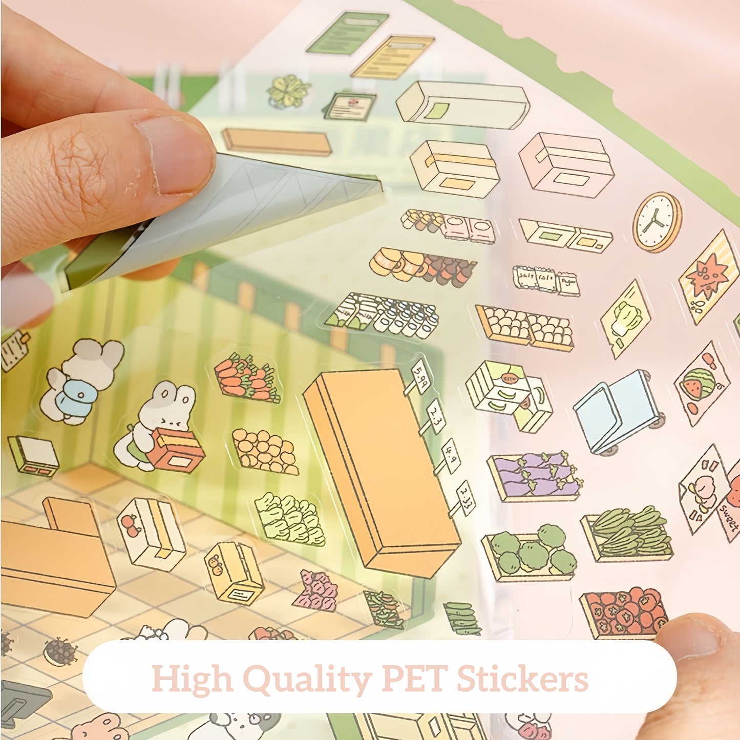 Dream Cottage 3D Sticker Book