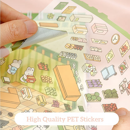 Dream Cottage 3D Sticker Book