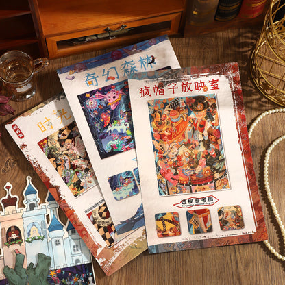 Alice's Adventure 3D Sticker | 3 Cute Miniature Scenes