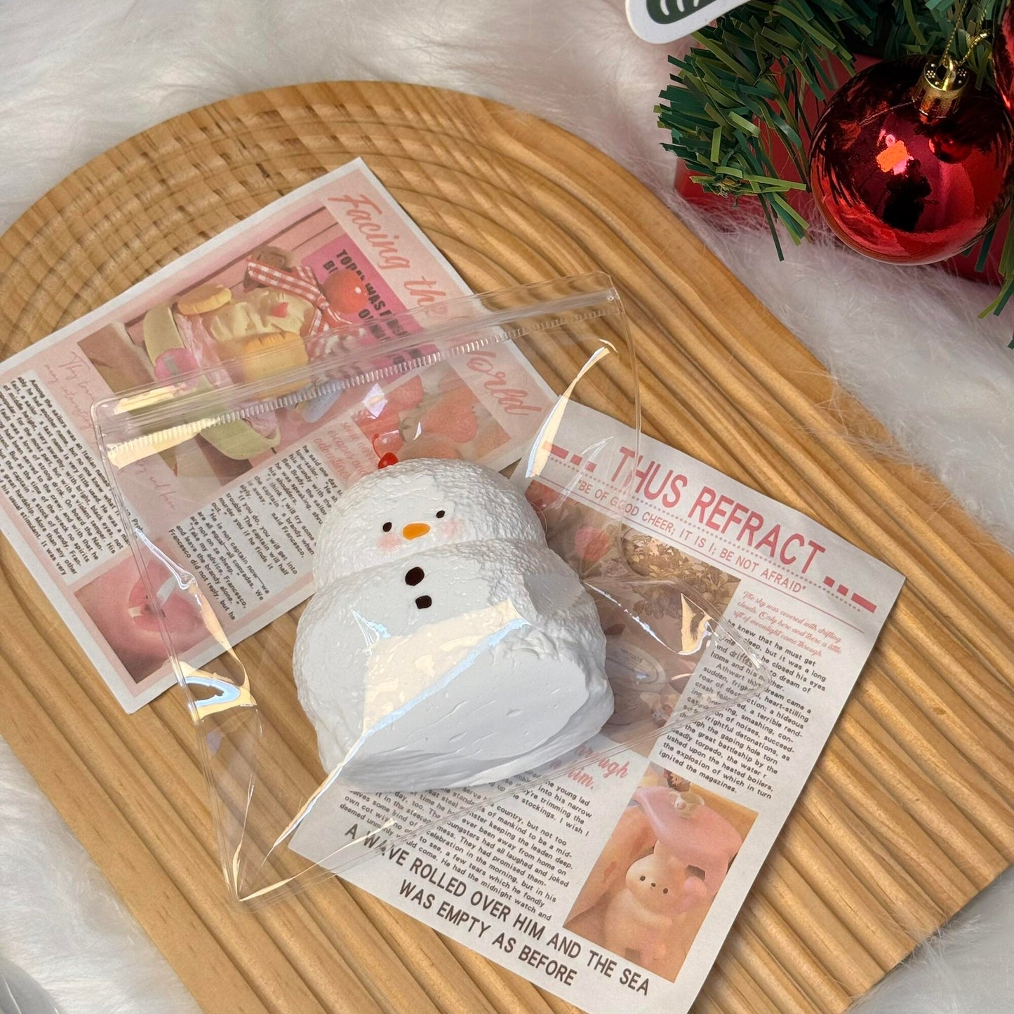 Christmas Snowman Squishy