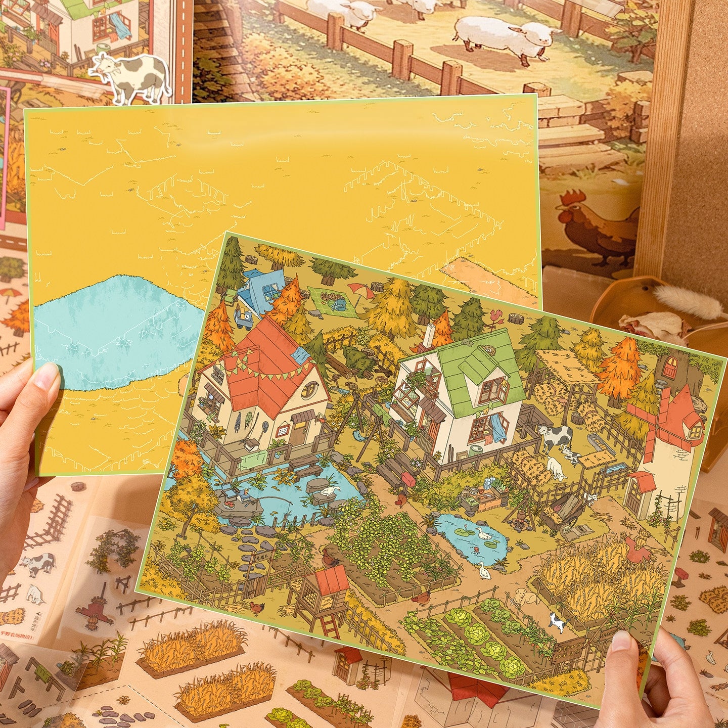 Plainfield Farm Story 3D Sticker