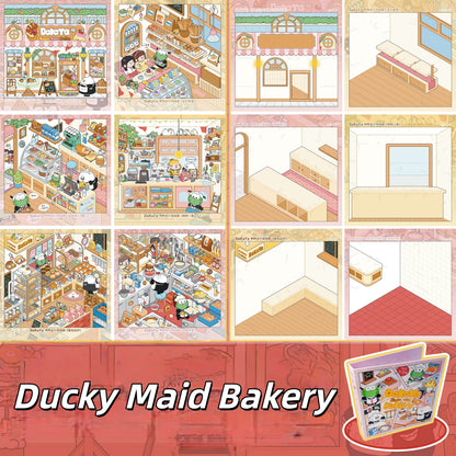 Daily Whimsy 3D Sticker | 4 Cute Miniature Scenes