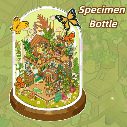 Dream Cabin 3D Sticker | 5 Cute Miniature Scenes