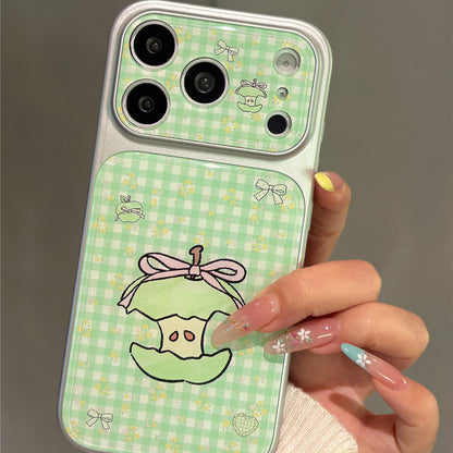 Green Plaid Green Apple Acrylic Phone Case