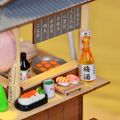 Sushi Bar DIY Miniature House - English Instructions