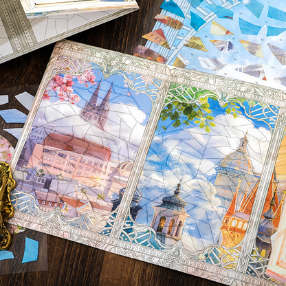 Scenic Journey 3D Sticker | 4 Cute Miniature Scenes