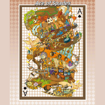 Ace Alice 3D Sticker | 4 Cute Miniature Scenes
