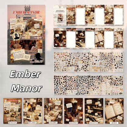 Ember Manor 3D Sticker Book