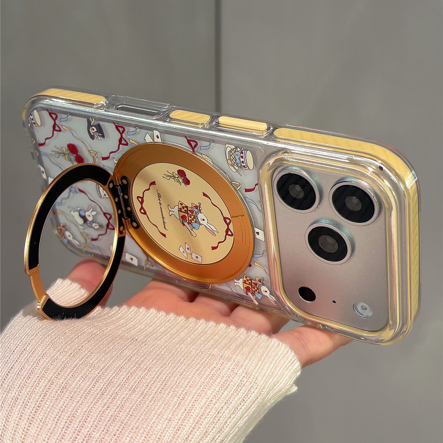 Poker Rabbit Acrylic Phone Case