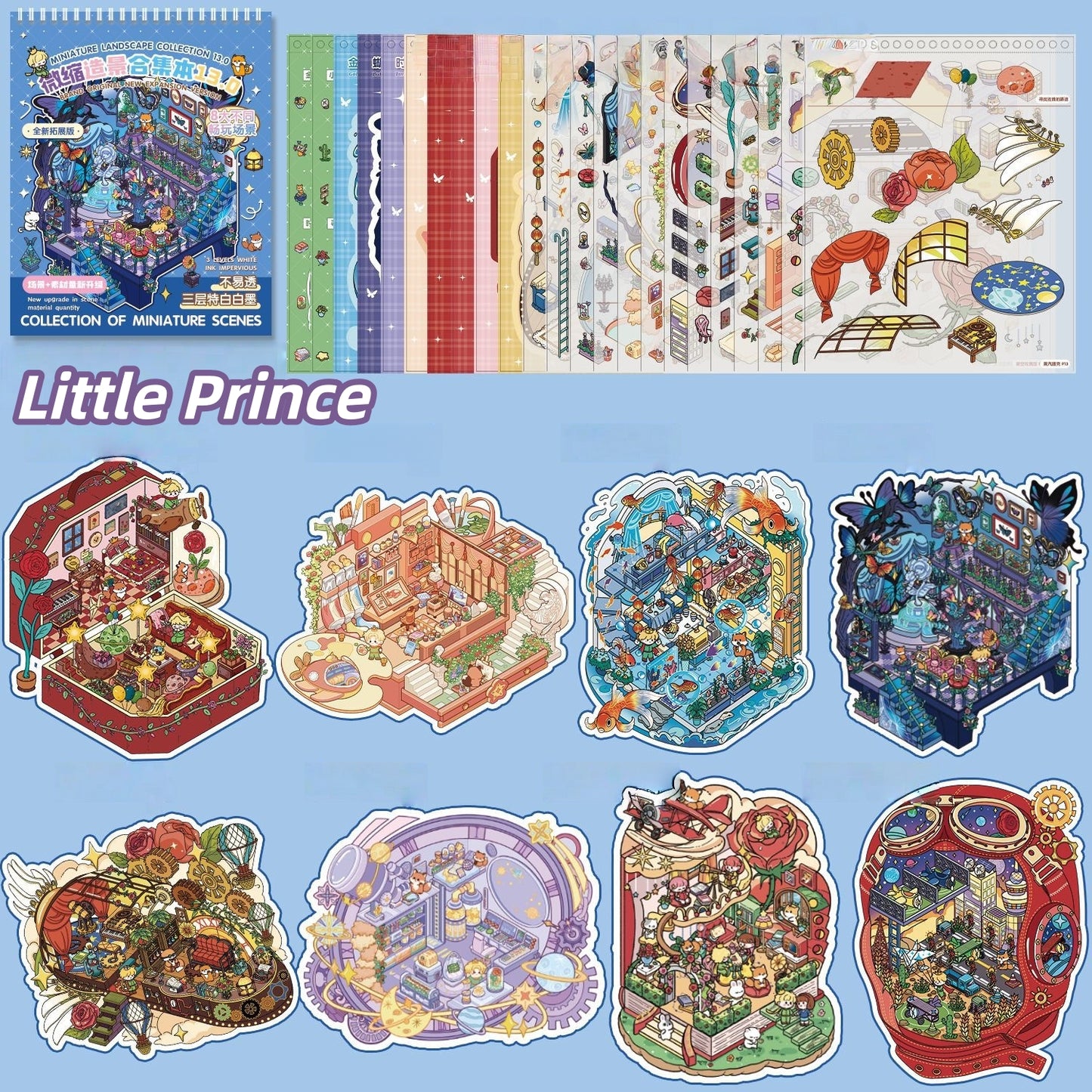 Little Prince 3D Sticker Book