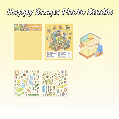 Carnival of Whimsy 3D Sticker | 6 Cute Miniature Scenes