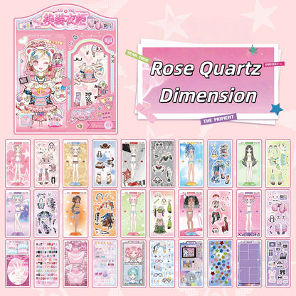 Dress Up Wardrobe 3D Sticker Book