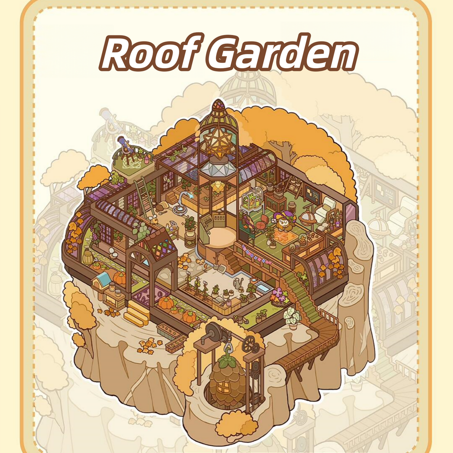 Maple Town's Coffee 3D Sticker | 3 Cute Miniature Scenes