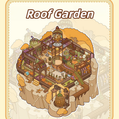 Maple Town's Coffee 3D Sticker | 3 Cute Miniature Scenes