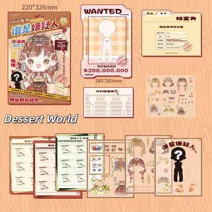Who Is the Suspect 3D Sticker Book