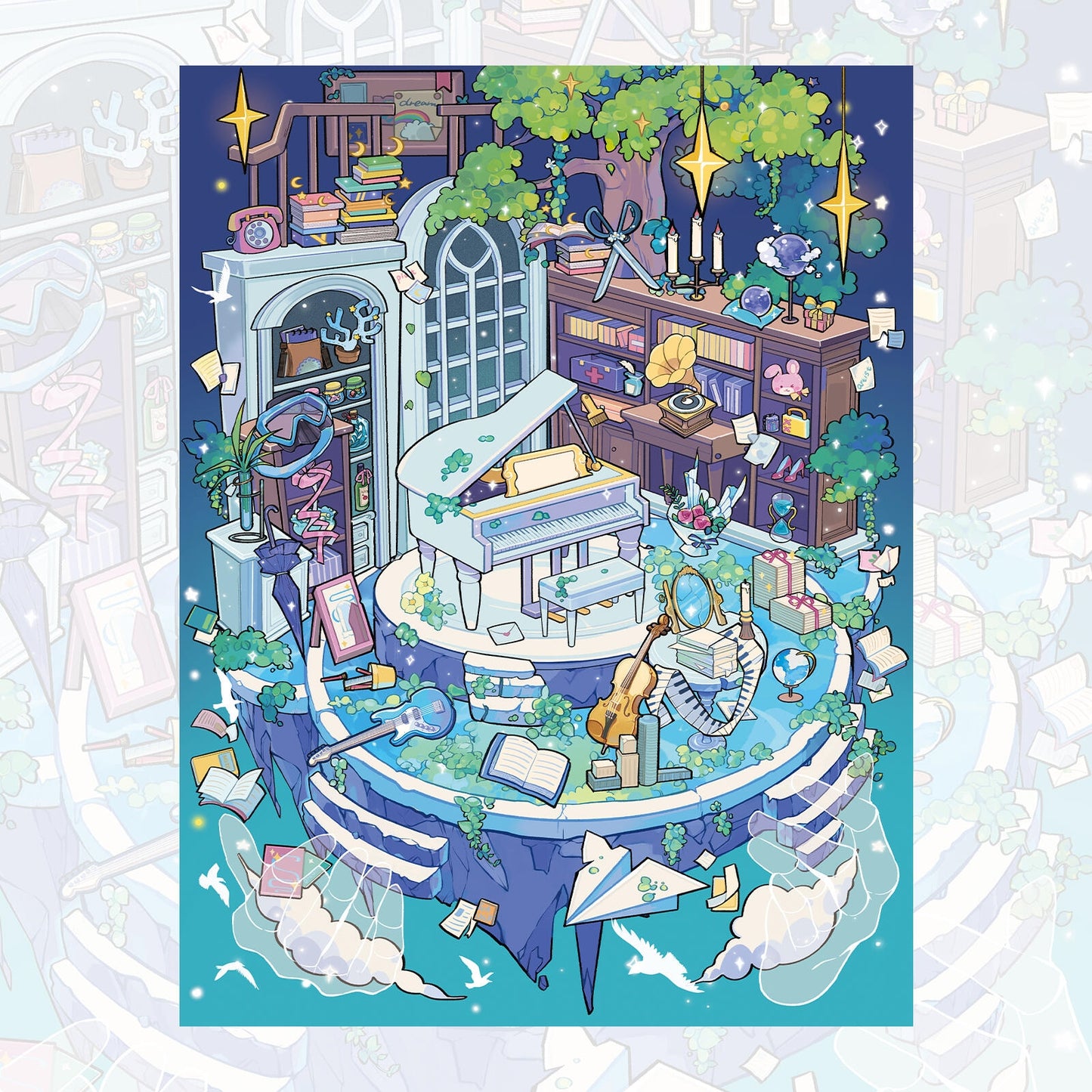 Relic Diorama Stickers 3D Sticker