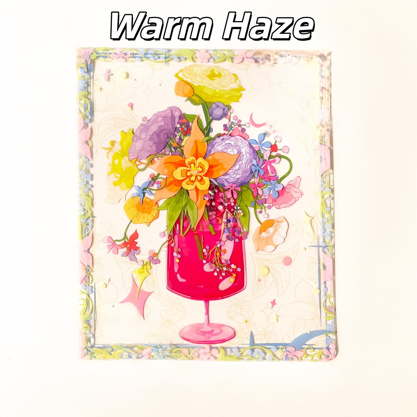Among Flowers 3D Sticker | 2 Cute Miniature Scenes