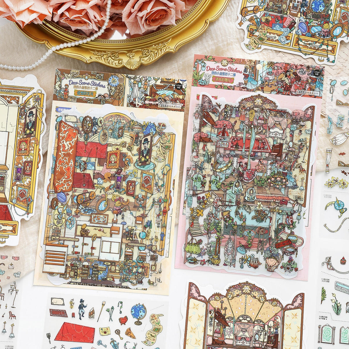 Lost and Found 3D Sticker | 2 Cute Miniature Scenes