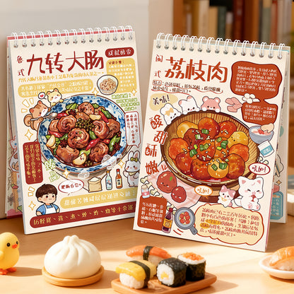 Chinese Food 3D Sticker Book