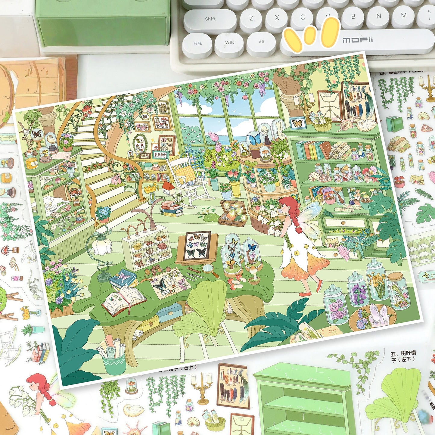 Little Mysteries 3D Sticker | 2 Cute Miniature Scenes