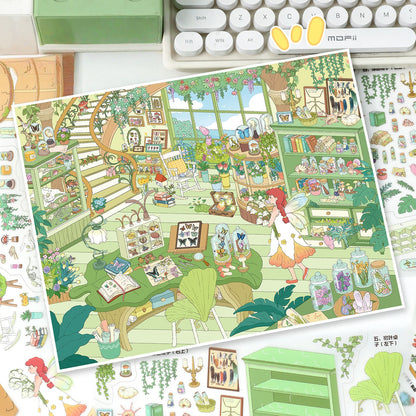 Little Mysteries 3D Sticker | 2 Cute Miniature Scenes