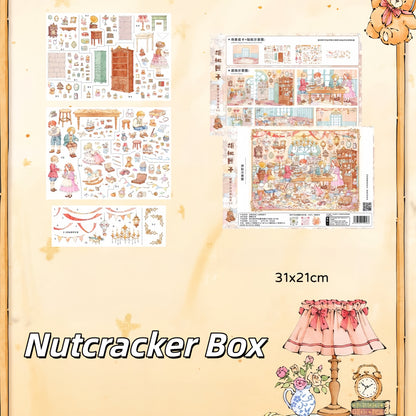 Tiny Tales 3D Sticker | 2 Cute Miniature Scenes
