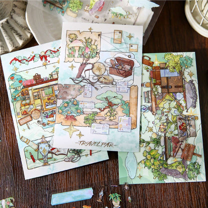 Dreamy Glow 3D Sticker | 6 Cute Miniature Scenes