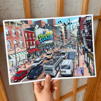 Traveling Light 3D Sticker | 3 Cute Miniature Scenes
