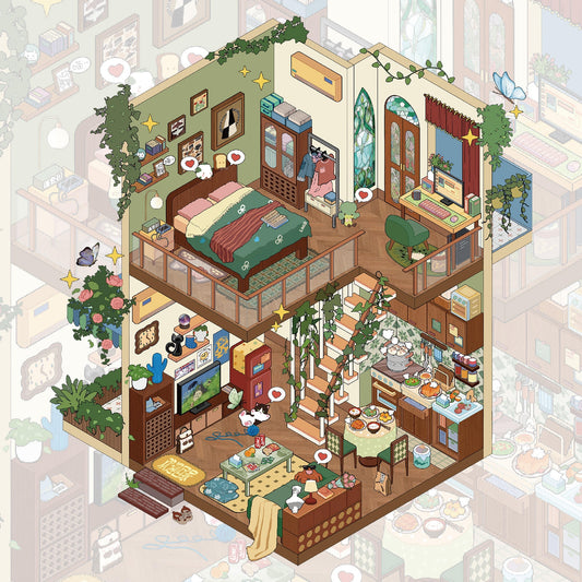 Woodland Haven 3D Sticker