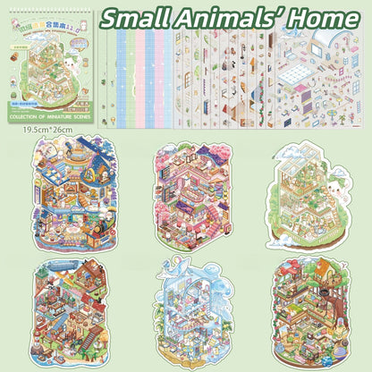 Dreamy House 3D Sticker Book