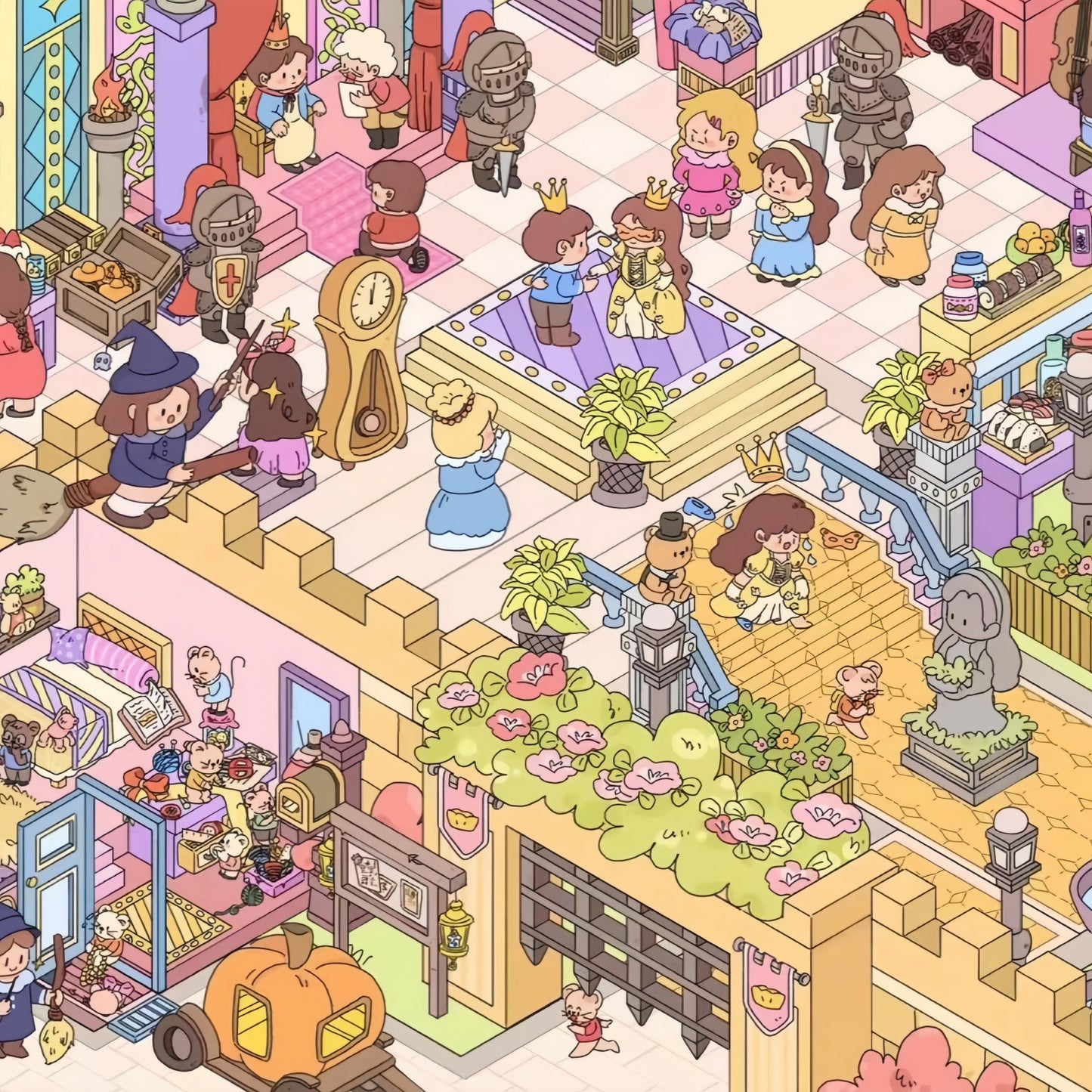 Fairy Tale 3D Sticker | 2 Cute Miniature Scenes