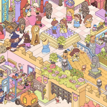 Fairy Tale 3D Sticker | 2 Cute Miniature Scenes