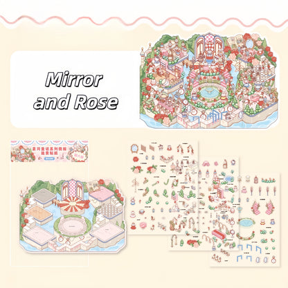 Starry Fairy Tale 3D Sticker | 3 Cute Miniature Scenes