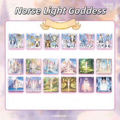 Norse Mythology Girl 3D Sticker Book