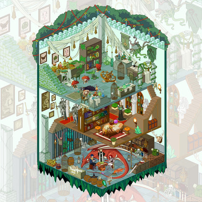 Under the Dungeon 3D Sticker